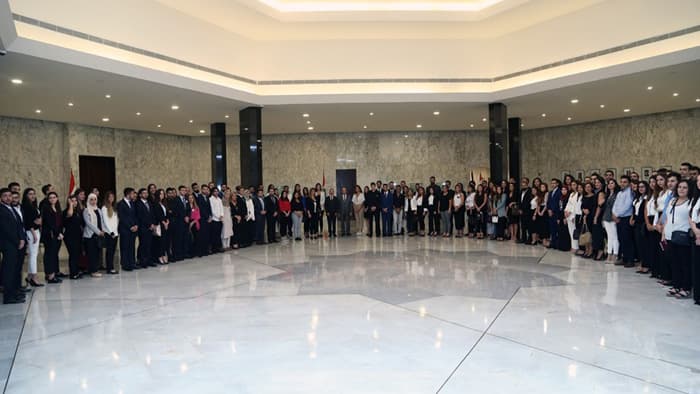 لقاء الطلاب مع رئيس الجمهورية