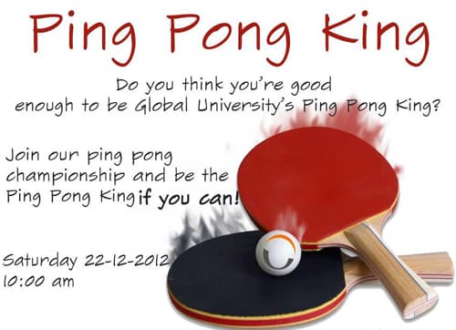 Ping Pong King